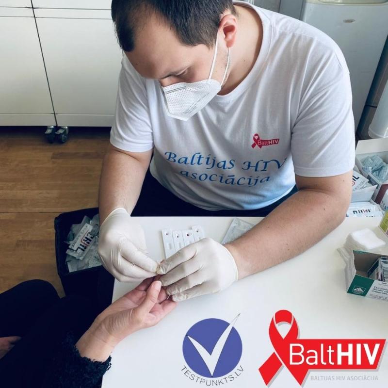 Bezmaksas HIV, C, B hepatīta un sifilisa eksprestestēšana