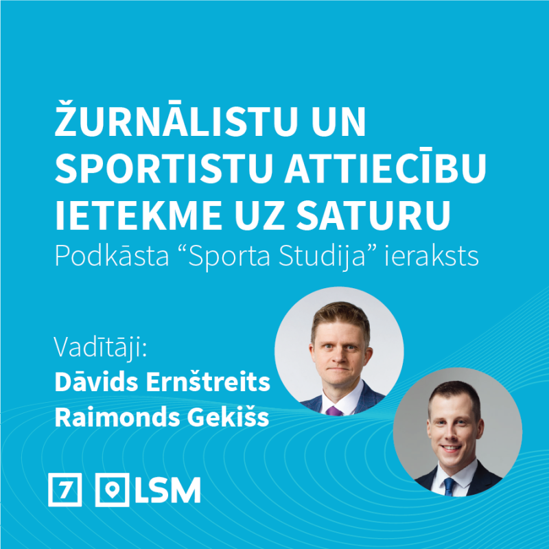 Žurnālistu un sportistu attiecību ietekme uz saturu – podkāsta “Sporta Studija” ieraksts