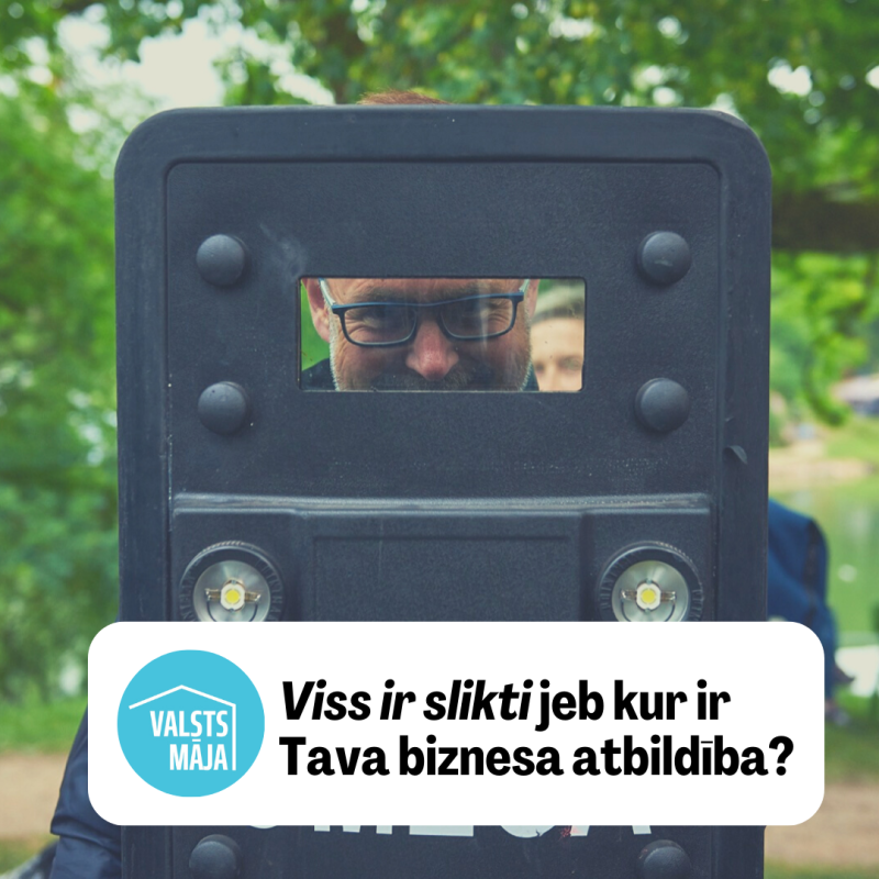Diskusija un spēle "Viss ir slikti jeb kur ir tava biznesa atbildība?"