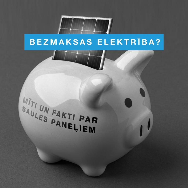 Diskusija "Bezmaksas elektrība? Mīti un fakti par saules paneļiem."