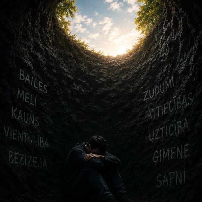 Saruna "Kā es izrāpos no bedres?"