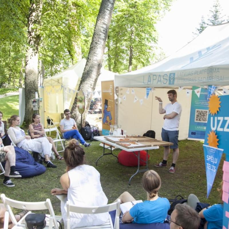LAPAS telts “Vārda spēks”