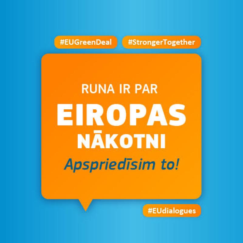 Augsta līmeņa diskusija "Eiropas zaļais kurss un ekonomikas atveseļošanās pēc COVID-19 krīzes"
