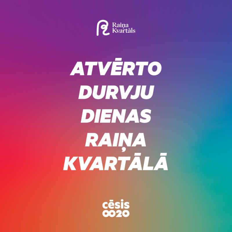 Atvērto durvju dienas Raiņa kvartālā