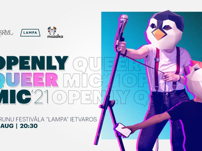 Stāstu vakars ''Openly Queer Mic''