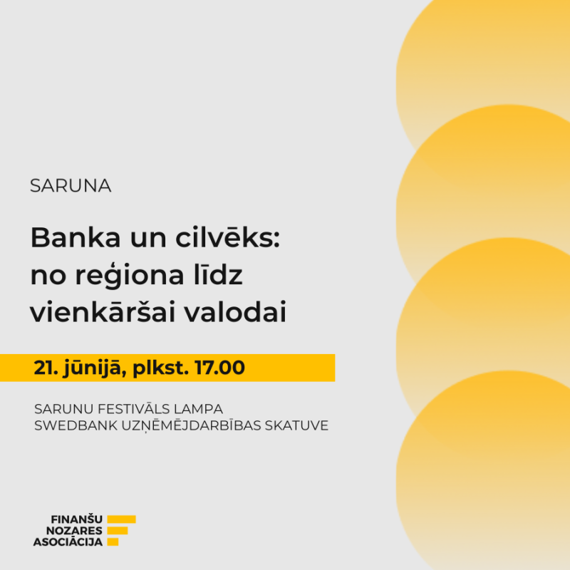 Saruna "Banka un cilvēks: no reģiona līdz vienkāršai valodai"