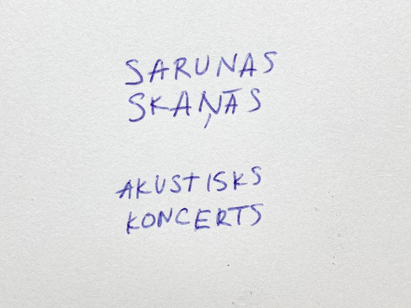 Sarunas skaņās - akustisks koncerts