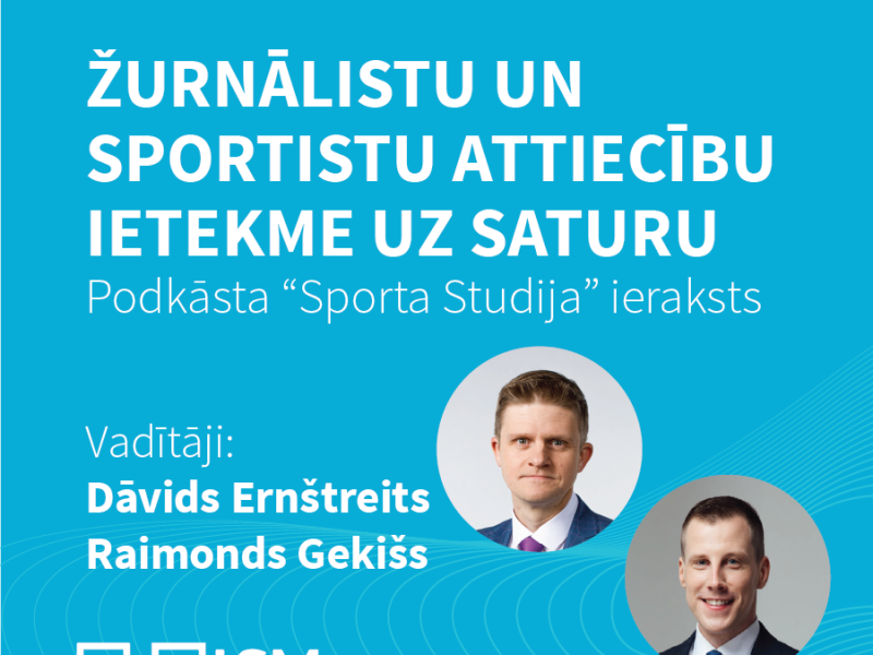 Žurnālistu un sportistu attiecību ietekme uz saturu – podkāsta “Sporta Studija” ieraksts