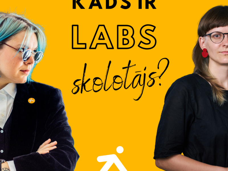 Sarunu šovs "Kāds ir labs skolotājs?"