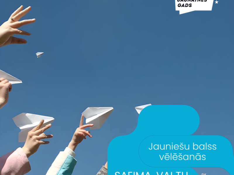 Diskusija "Jauniešu balss vēlēšanās - Saeima, vai Tu mūs dzirdi?"