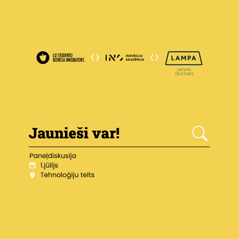 Paneļdiskusija “Jaunieši var!”