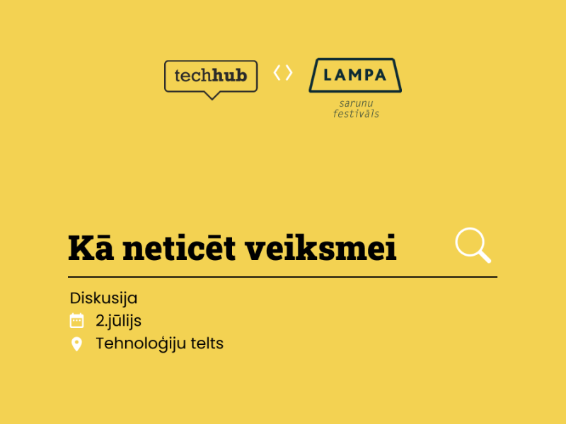 Diskusija “Kā neticēt veiksmei”