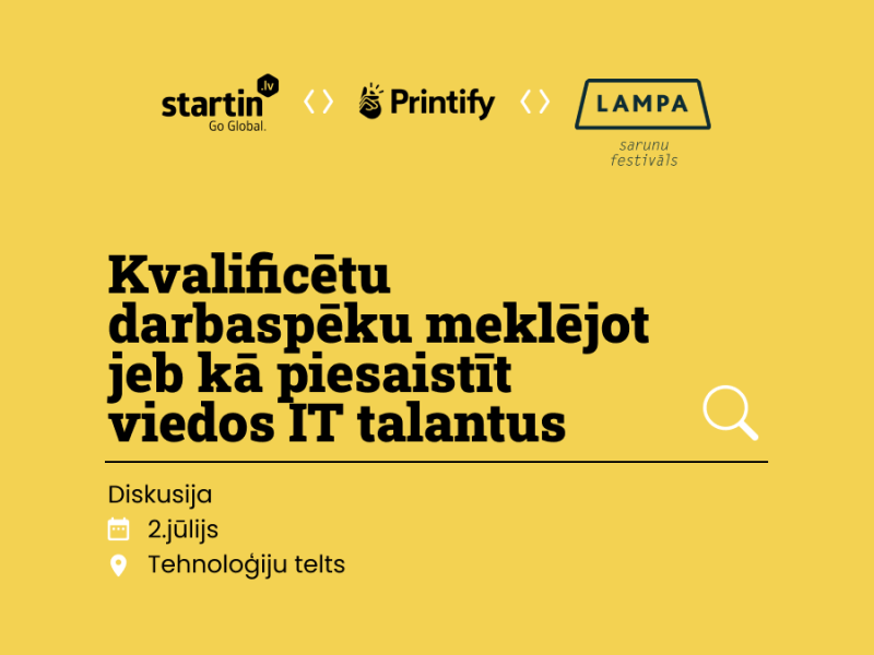 Diskusija "Kvalificētu darbaspēku meklējot - kā piesaistīt viedos IT talantus"