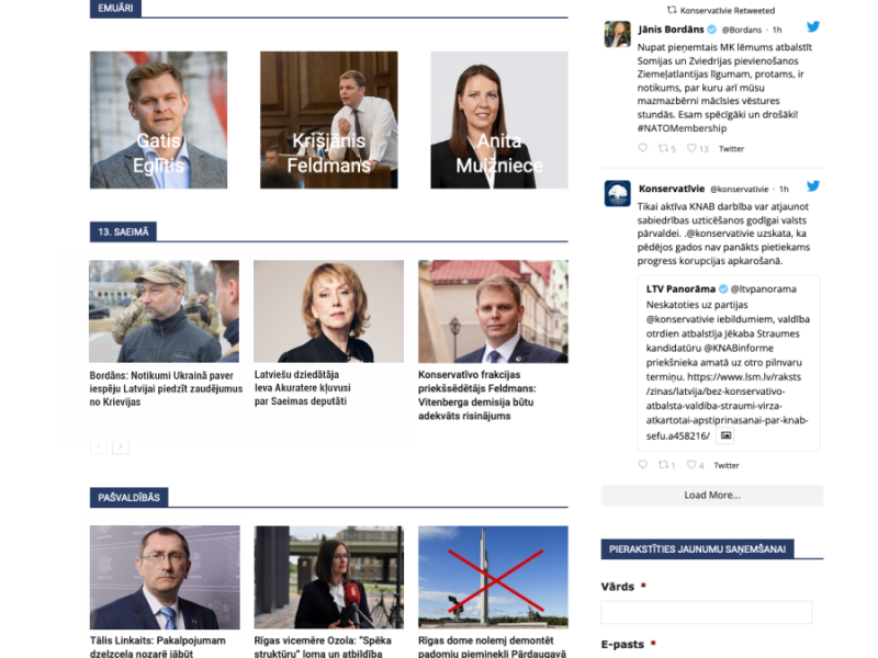 Saruna "Kas ir politika? Kas ir konservatīvisms?"