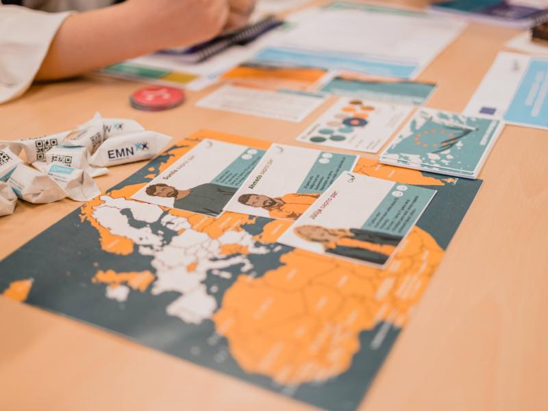 Aizraujoša migrācijas spēle "Galamērķis: Eiropa"