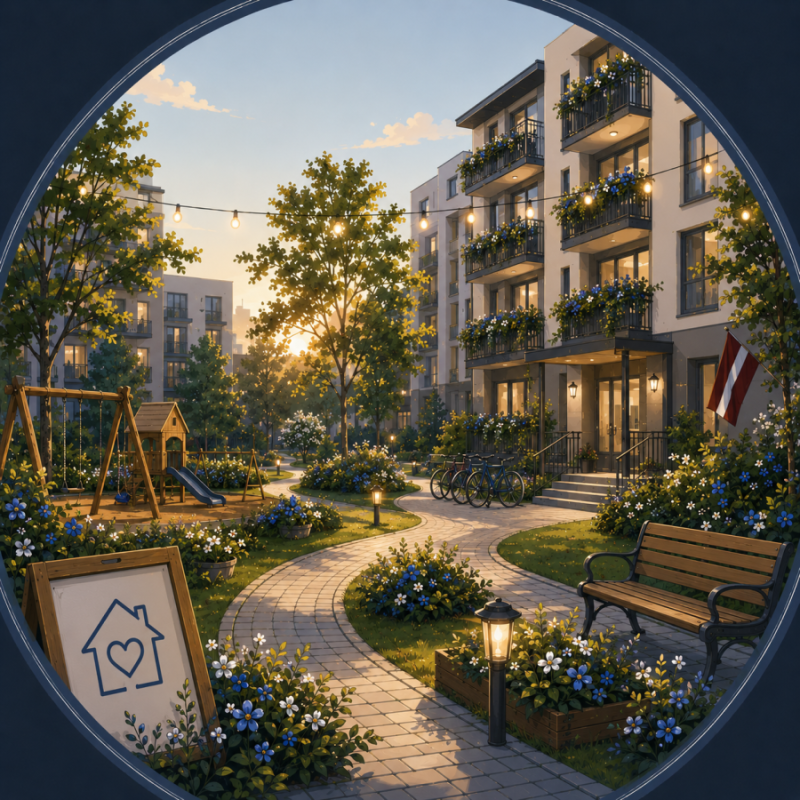 Konkurss "Latvijas sakoptākais daudzdzīvokļu mājas pagalms"