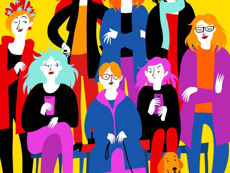 Sieviešu stendaps "Slikti padomi, kā dzīvot labāk"