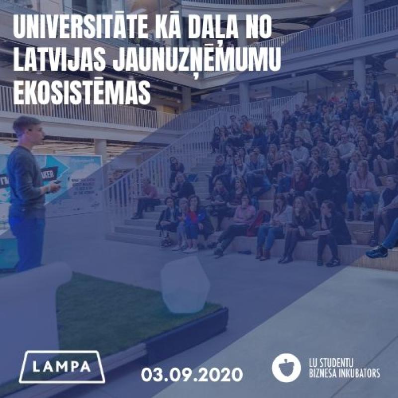 Diskusija "Universitāte kā daļa no Latvijas jaunuzņēmumu ekosistēmas"