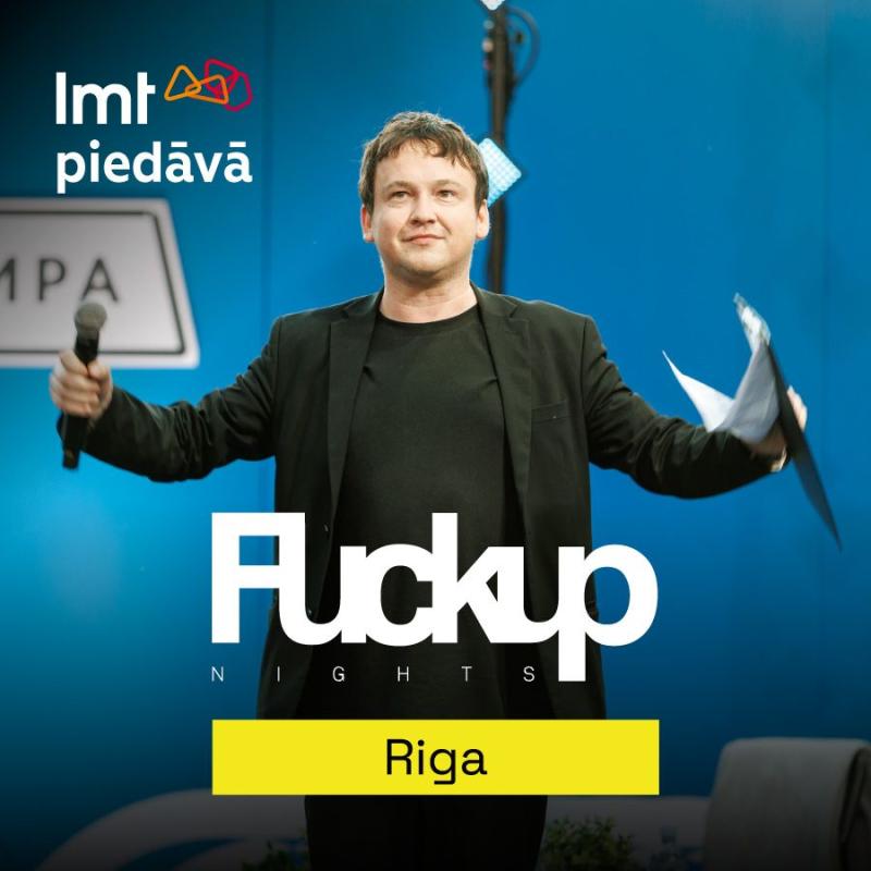LMT piedāvā: "FuckUp nights Riga" neražu stāstu vakars