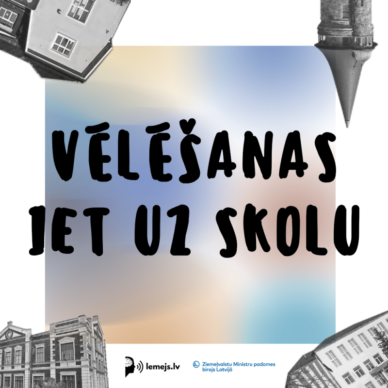 Diskusija "Vēlēšanas iet uz skolu"