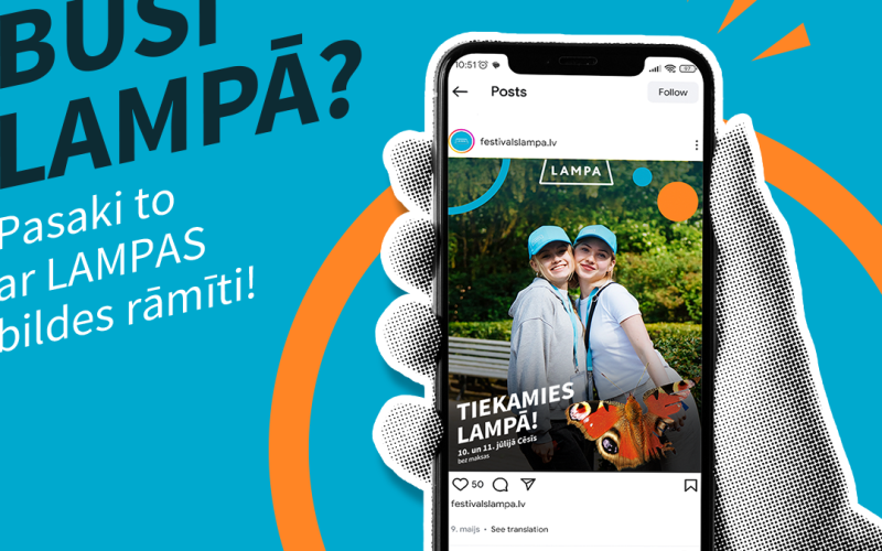 Būsi LAMPĀ? Pasaki to arī citiem!