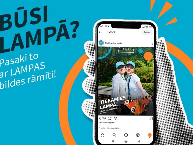 Būsi LAMPĀ? Pasaki to arī citiem!