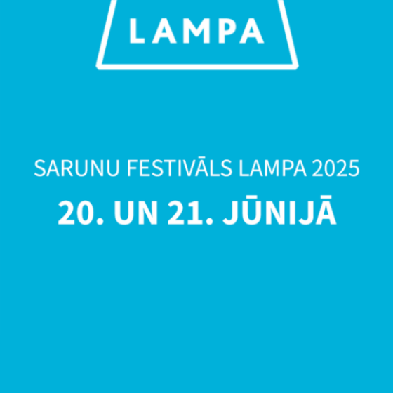 Sarunu festivāls LAMPA 2025 notiks 20.–21. jūnijā Cēsīs